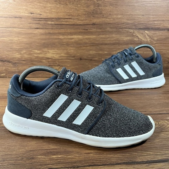 Adidas Cloudfoam QT Racer Blue Athletic Sneakers Women’s Size 8 Shoes - Picture 1 of 11